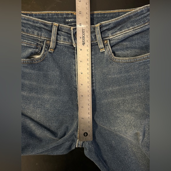 Levis 721 Made & Crafted High Rise Unique Woven Side Detail Size 27/30 - Picture 4 of 16